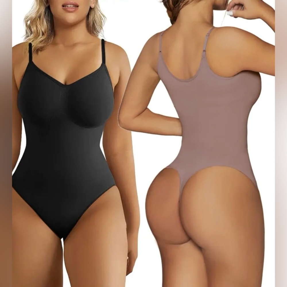 Bodysuit for Women Tummy Control Shapewear Seamless Sculpting Thong Body Shaper